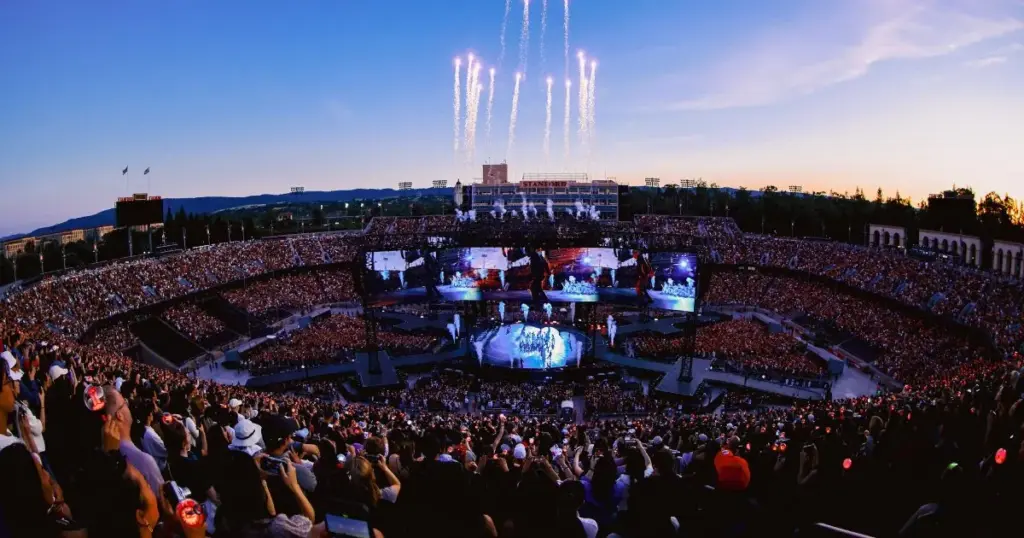 Show do BTS na turnê 'ARIRANG'