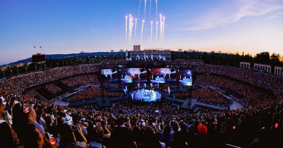 Show do BTS na turnê 'ARIRANG'