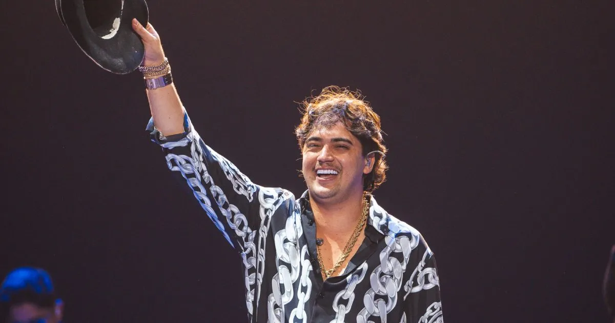 Natanzinho Lima grava DVD histórico em São Paulo; veja fotos 2 Natanzinho Lima durante gravação de "Na Liga em Sampa" (divulgação)