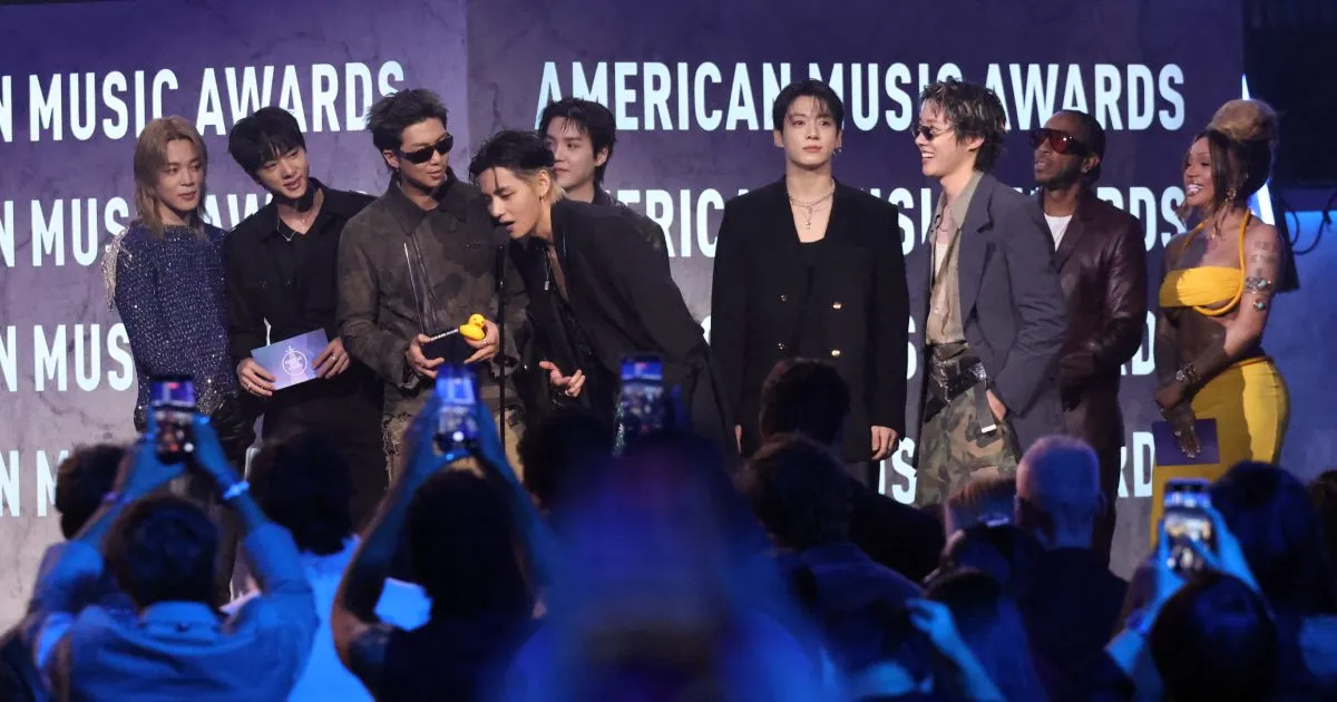 BTS no American Music Awards 2026
