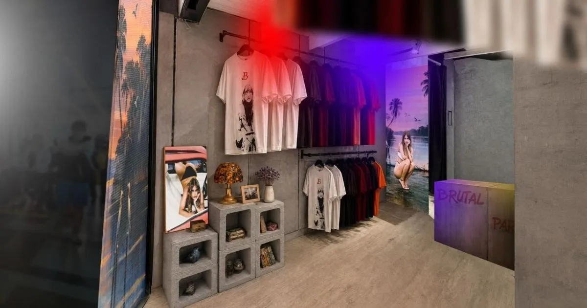Fan store da Luísa Sonza na Galeria do Rock (divulgação)