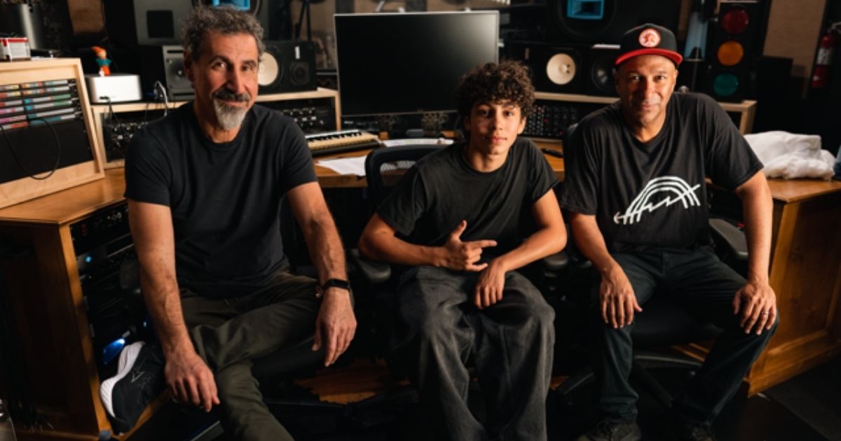 Serj Tankian, Roman Morello & Tom Morello (Foto: Isabella Margolis)