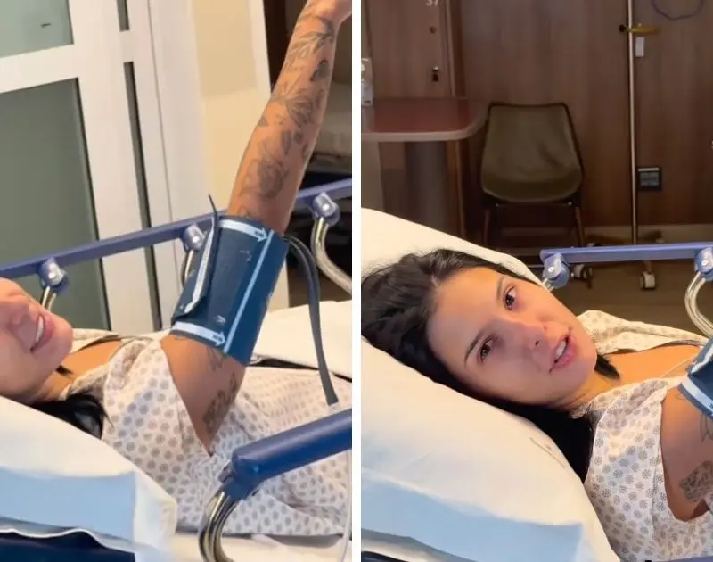 Ana Castela acorda de anestesia e canta música de Gusttavo Lima; veja