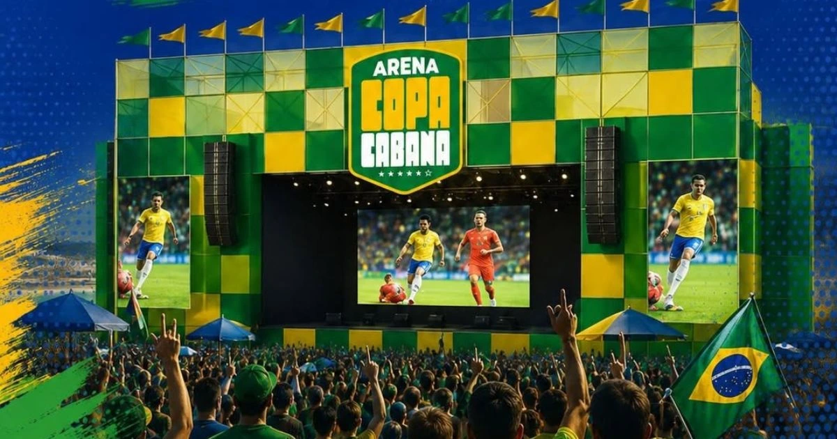 Arena Copacabana 2026 (reprodução Instagram)