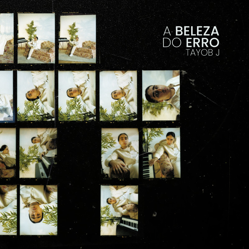 Tayob J. lança álbum de estreia com Criolo, Projota e Rashid; ouça aqui 2 Capa do álbum "A Beleza do Erro" de Tayob J. (Fotos por João Neves/Artes por Fedeariels)