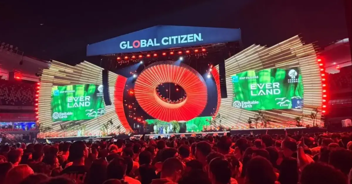 Global Citizen Festival: Amazônia reuniu música e mobilização climática no Mangueirão, em Belém, em 2025 (Divulgação)
