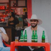 Os cantores Loubet, Israel e Rodolfo