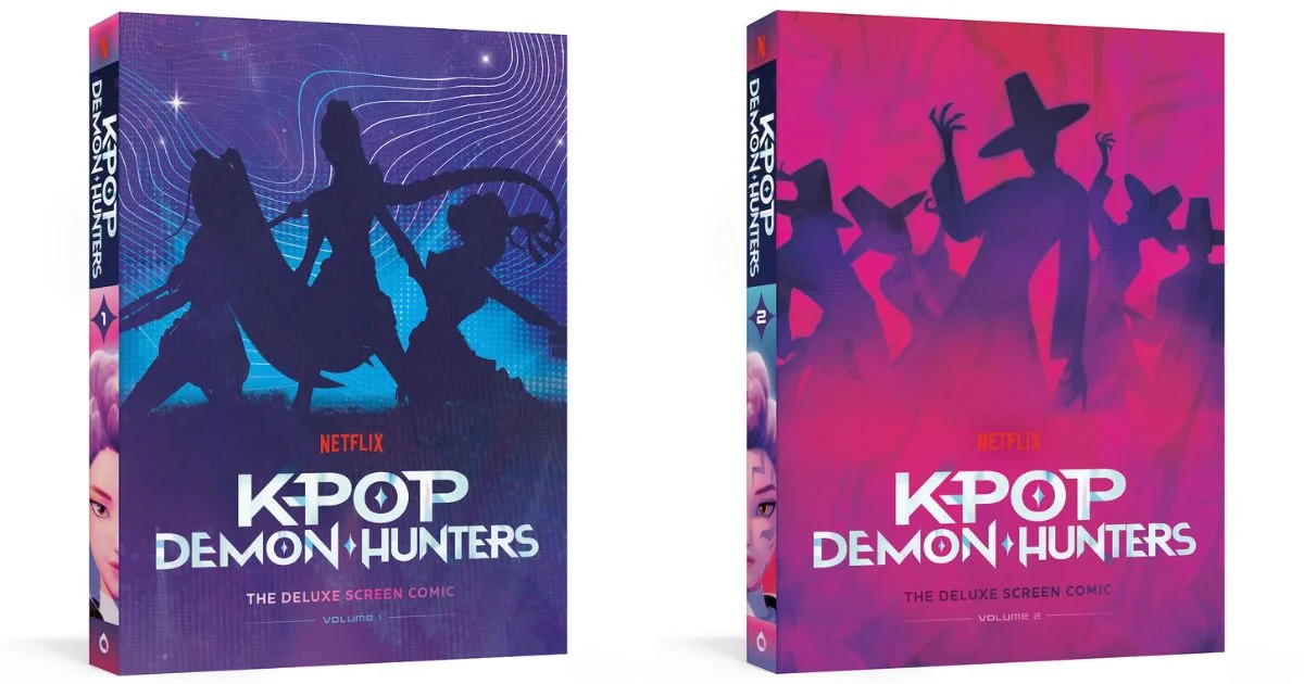 'Guerreiras do K-pop': tudo o que sabemos sobre a HQ oficial 2 "KPop Demon Hunters - The Official Screen Comic Boxed Set"é o HQ oficial de "Guerreiras do K-pop (Netflix)