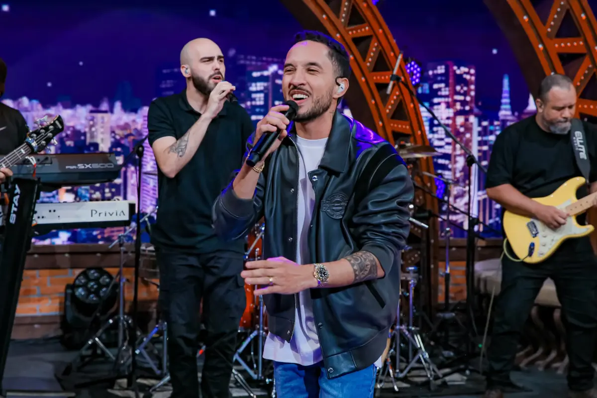The Noite com Danilo Gentili recebe Grelo (Lourival Ribeiro/SBT)