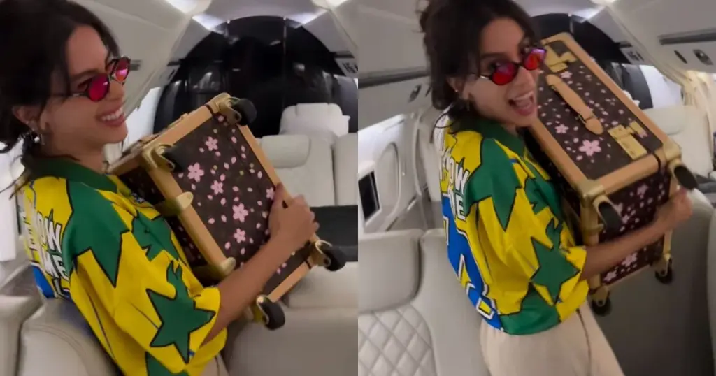 Anitta faz rap improvisado em jatinho durante viagem para a Copa do Mundo 1 Anitta (reprodução Instagram @anitta)