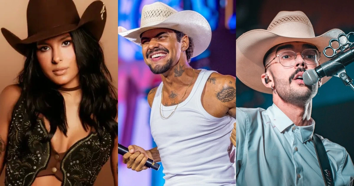 Ana Castela, Jeninho e Luan Pereira: expoentes do agrofunk (Divulgação)
