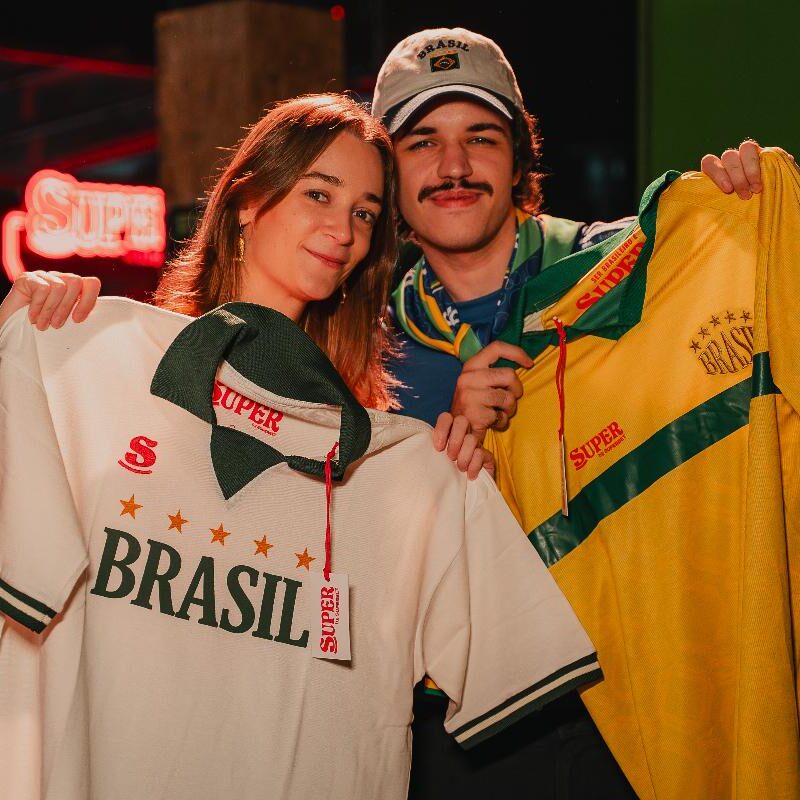 Camisas da Super by Superbet fazem sucesso na estreia do Brasil na Copa