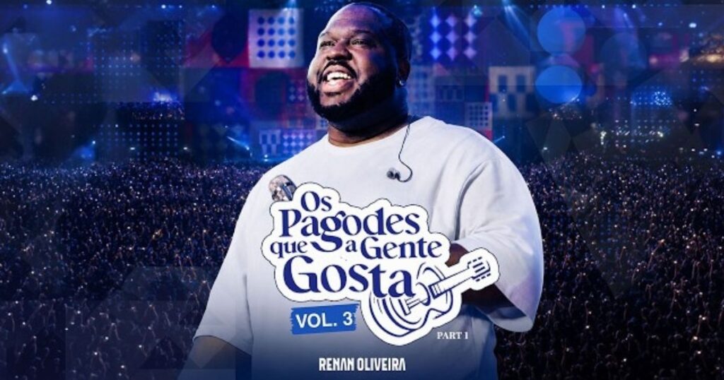 Capa de "Os Pagodes Que A Gente Gosta – Volume 3 (Parte 1)", de Renan Oliveira (Divulgação)
