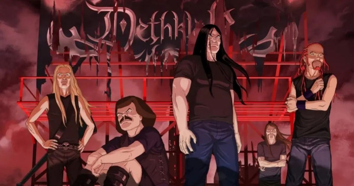 Dethklok, a banda de “Metalocalypse” (Reprodução)