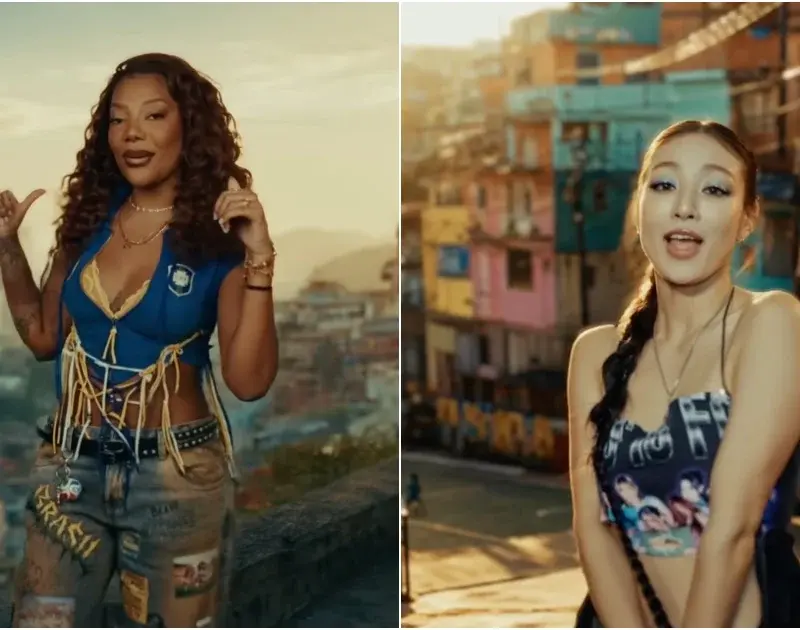 Ludmilla e Jihyo, do TWICE, estrelam clipe feito por IA de ‘Follow Me’