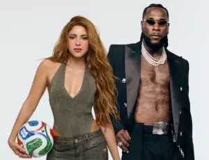 Burna Boy e Shakira em Dai Dai (Divulgação)