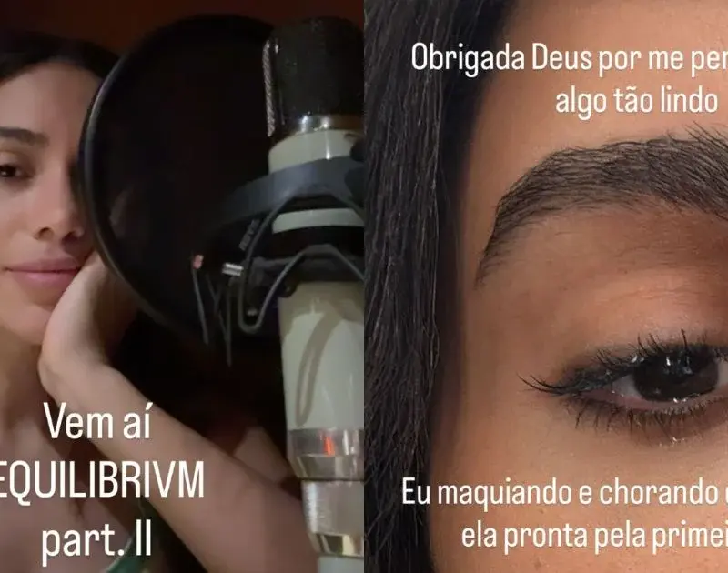 Anitta chora com ‘música mais linda’ e anuncia continuação de ‘EQUILIBRIVM’