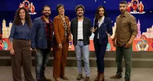 Apresentadores do Arraiá Brasil - Cibele Tenório, Muka, Verônica Dalcanal, Bruno Barros, Marília Arrigoni e Maurício Costa (Divulgação - TV Brasil)