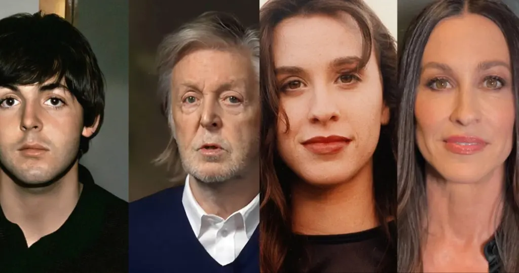 Paul McCartney e Alanis Morissete (Instagram)