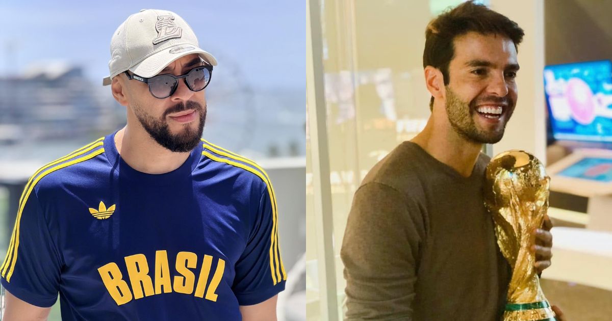 Ton Carfi e Kaká (reprodução Facebook)