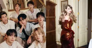 BTS e Taylor Swift (divulgação)