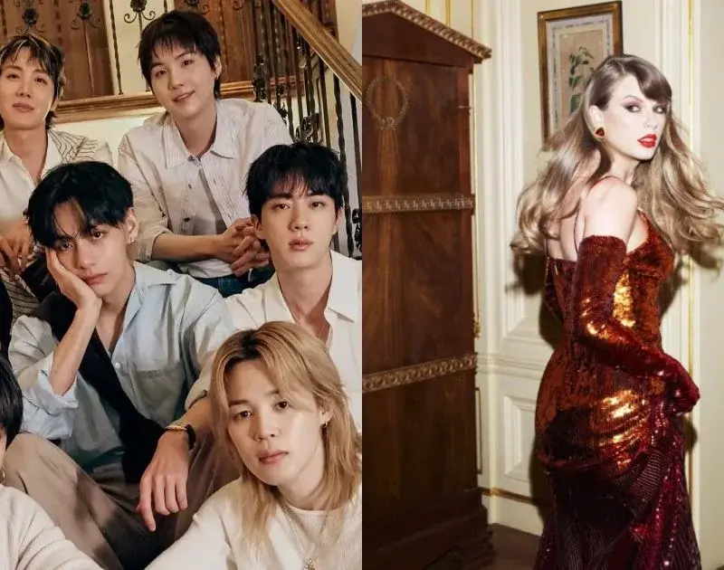 BTS e Taylor Swift são os únicos internacionais entre mais ouvidos no Brasil