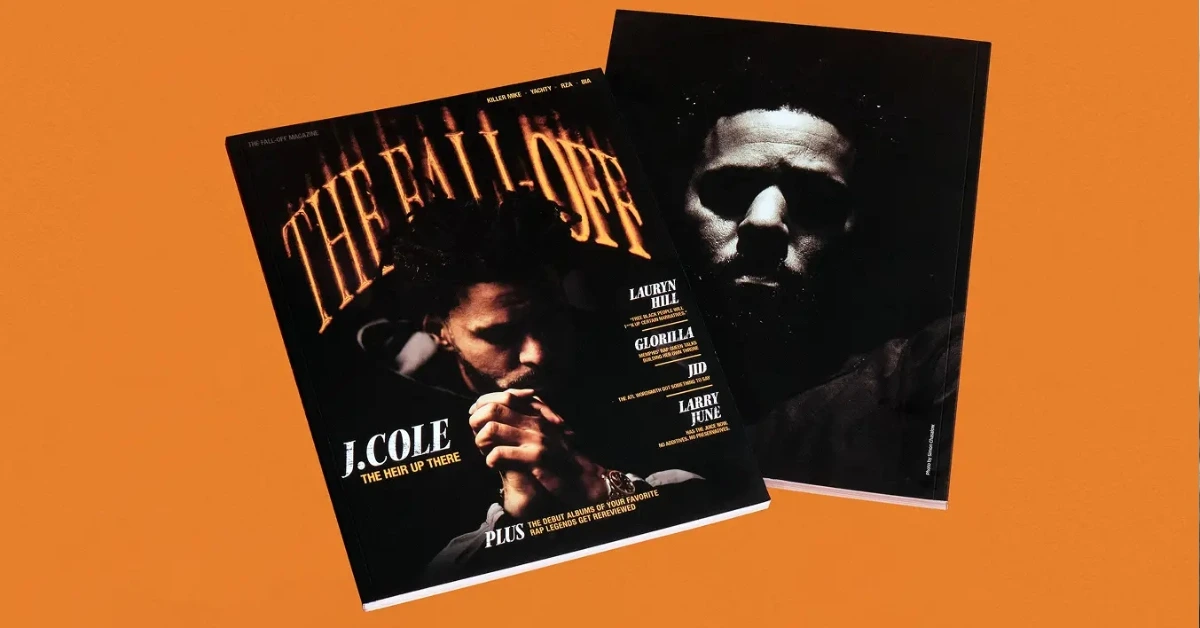 J. Cole e a revista The Fall-Off Magazine (divulgação - site oficial)