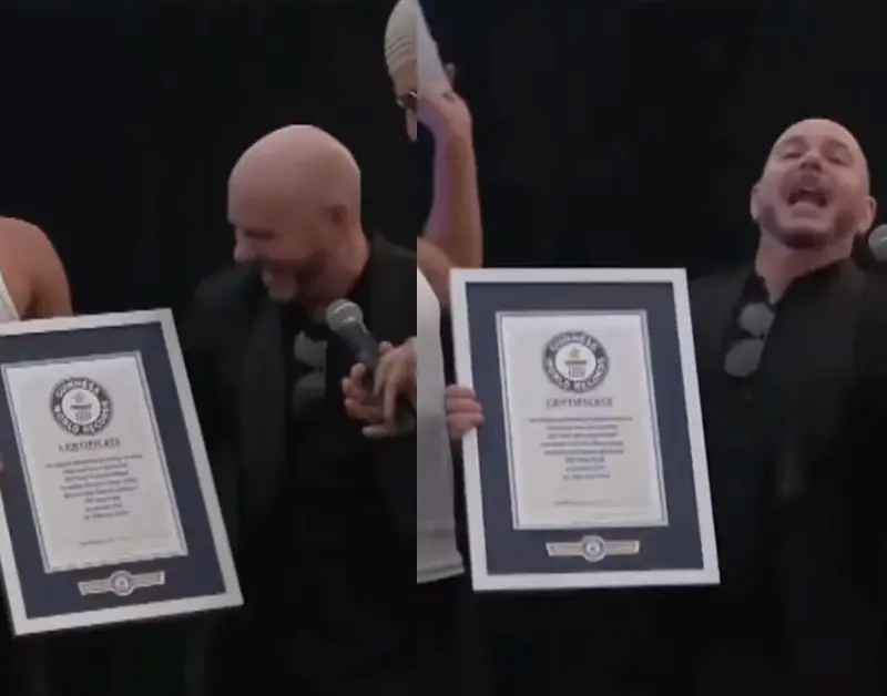 Pitbull entra para o Guinness com maior reunião de ‘carecas’ da história