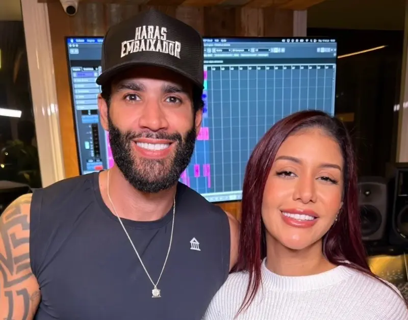 Priscila Senna regrava ‘Doce Mel’ com Gusttavo Lima