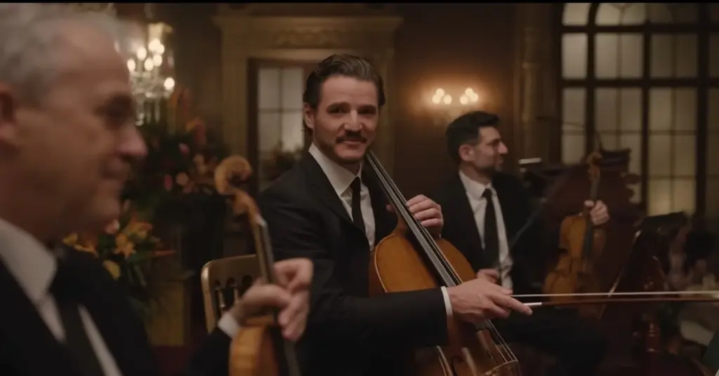 Pedro Pascal em Behemoth (reprodução do trailer no YouTube)