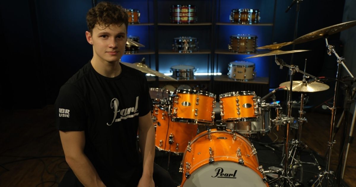O baterista brasileiro Luigi Paraventi (Foto: Divulgação Pearl)