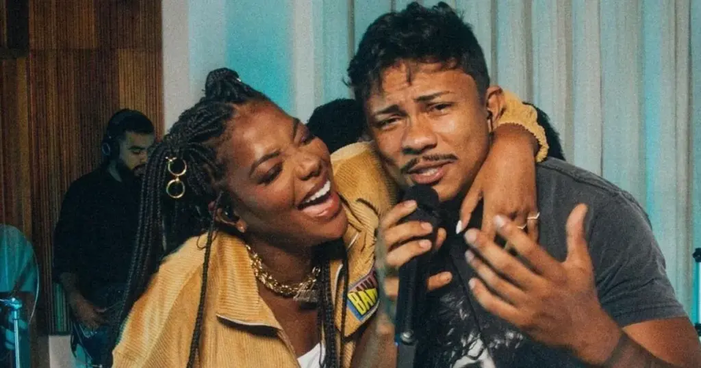 Xamã e LUDMILLA retomam parceria no single 'Moça' 1 LUDMILLA e Xamã (Divulgação)