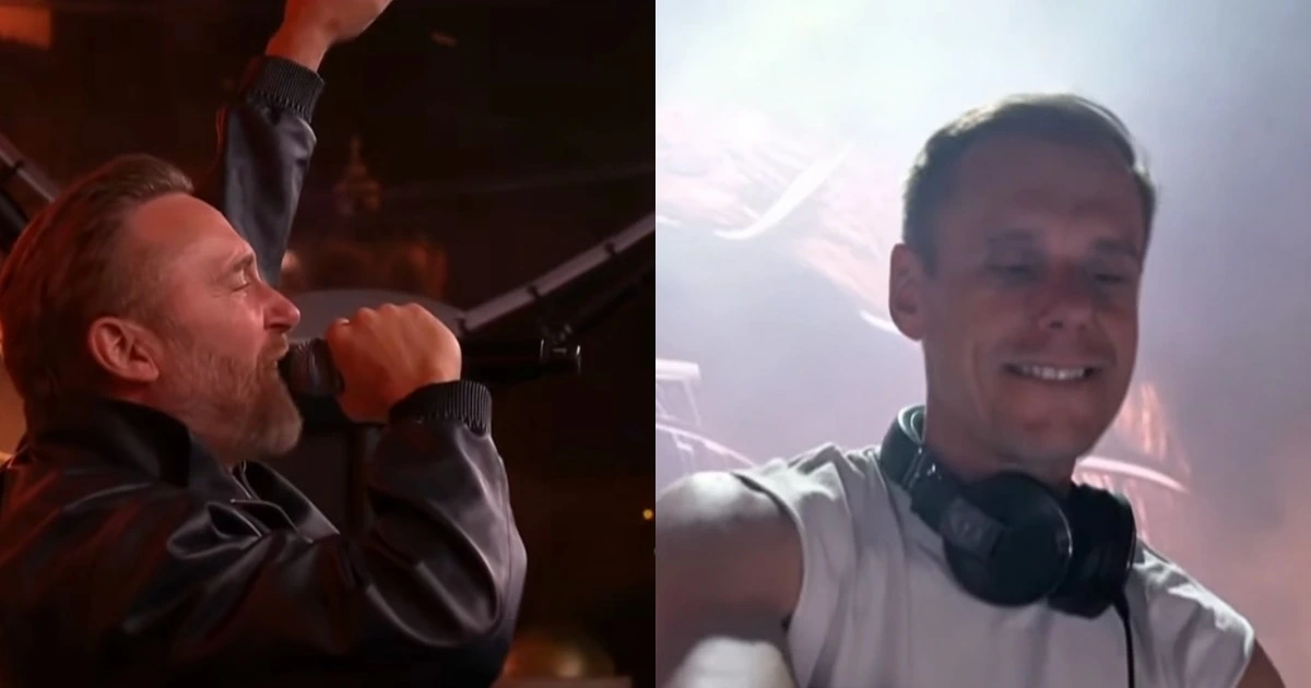 David Guetta e Armin van Buuren se apresentaram nos maiores palcos do Tomorrowland 2026 (Reprodução)