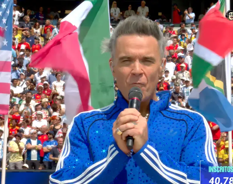 Robbie Williams reage a rumores sobre cocaína após momento viral