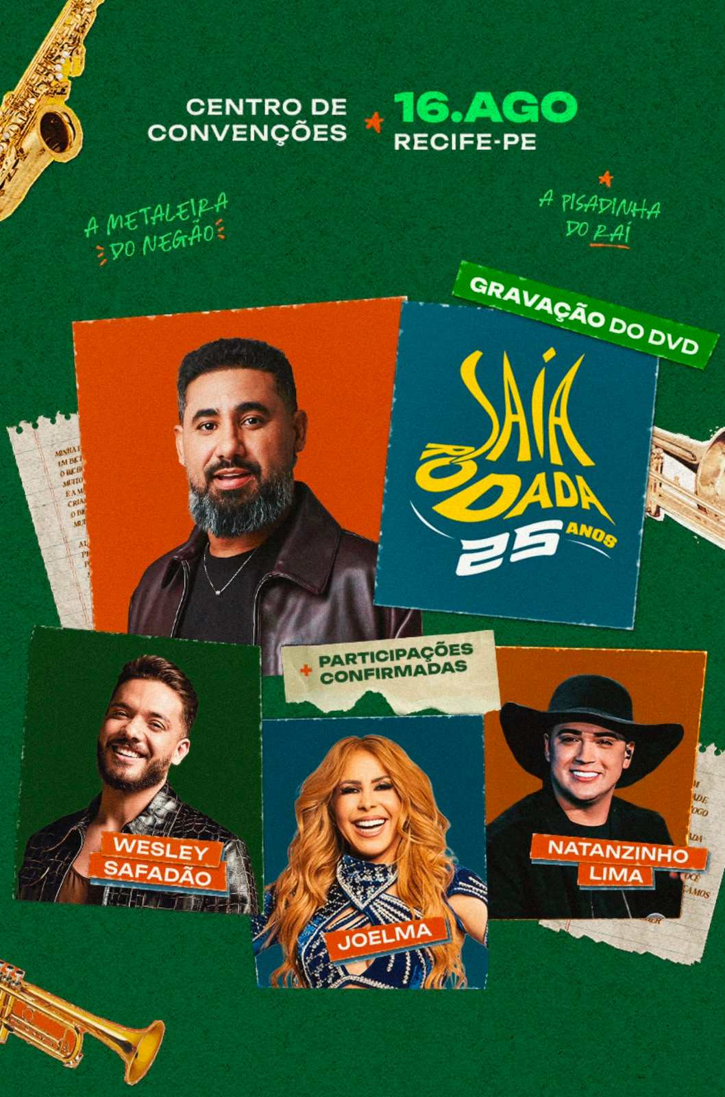 Raí Saia Rodada vai celebrar 25 anos de carreira com projeto inédito 2 DVD Saia Rodada