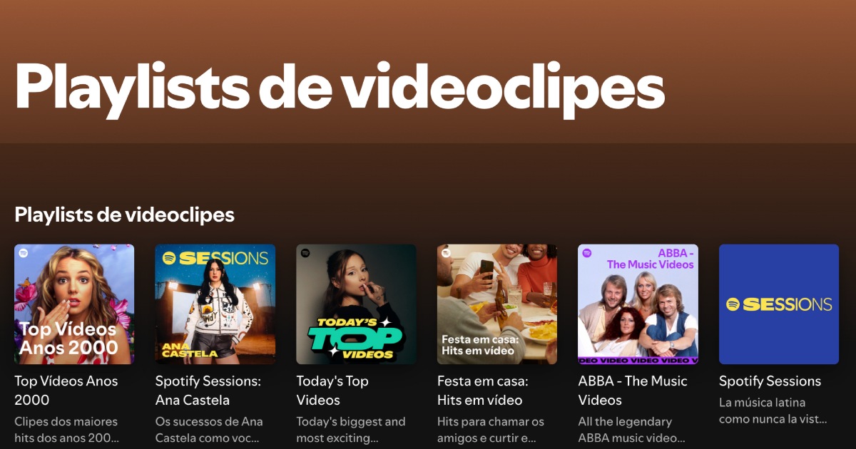 Spotify estreia ranking exclusivo de videoclipes 2 Spotify lança plataforma de videoclipes. (Divulgação/Spotify)