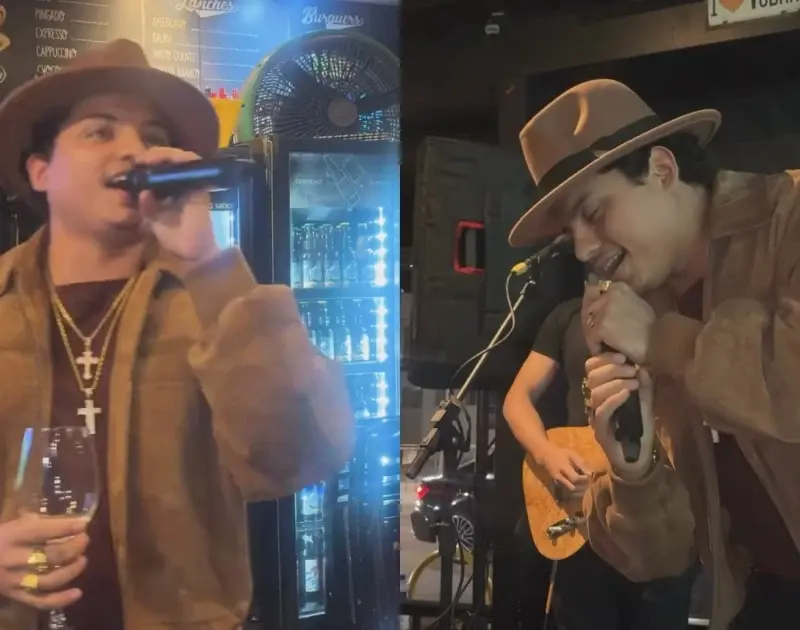 Filho do Piseiro faz show surpresa em bar de São Paulo