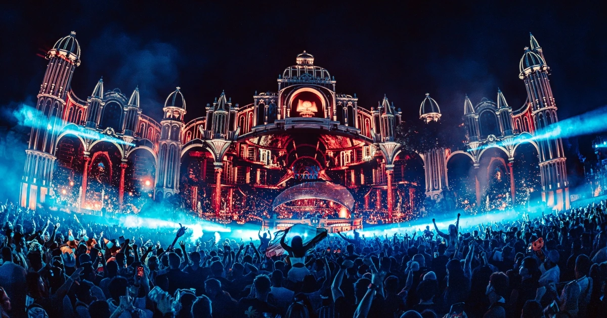 O palco The Great Library no Tomorrowland 2026 (divulgação) 