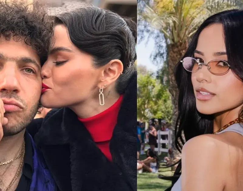 Selena Gomez e Benny Blanco divulgam parceria com Becky G