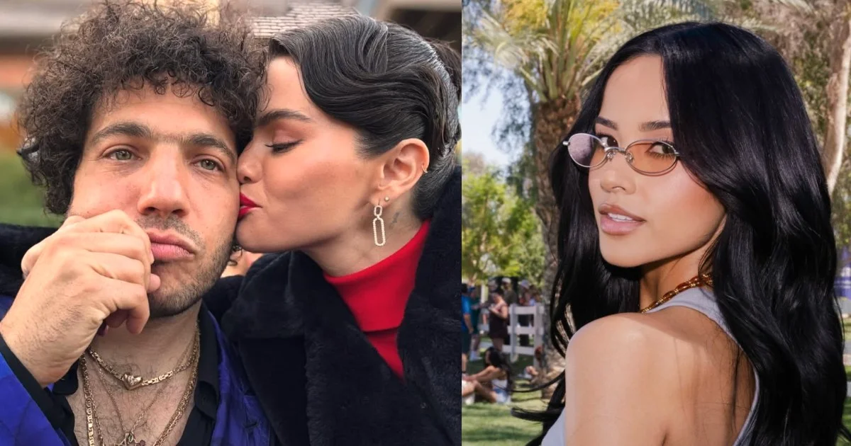 Selena Gomez, Benny Blanco e Becky G (Reprodução/ Instagram)