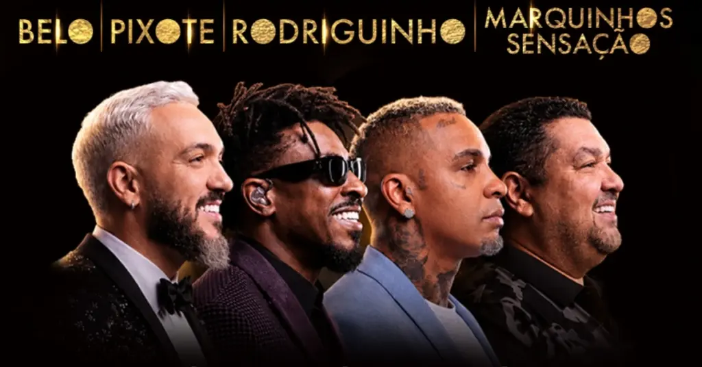 Belo, Pixote, Rodriguinho e Marquinhos Sensação em Somos 90