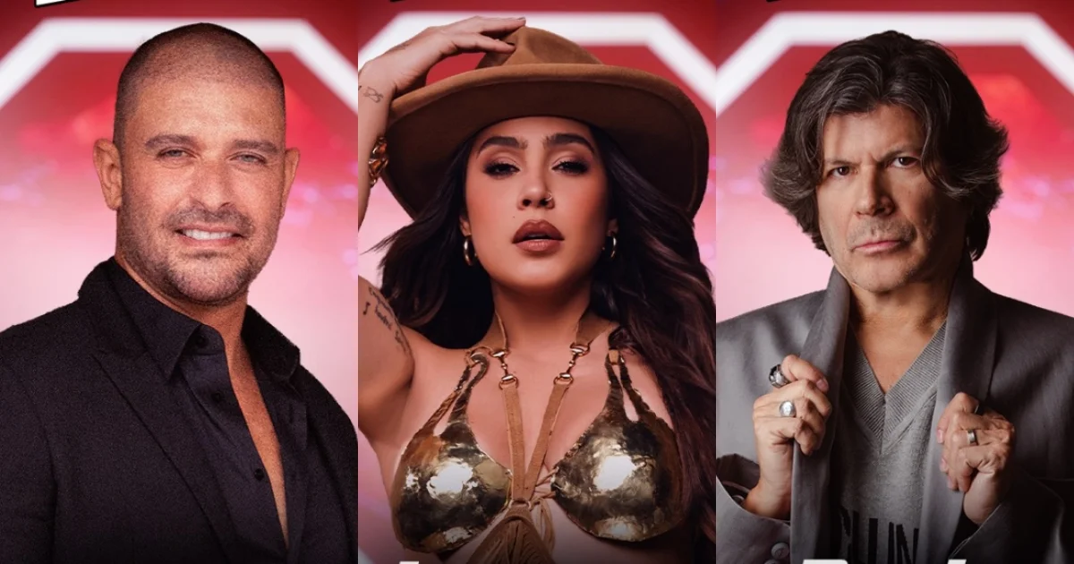 Diogo Nogueira, Lauana Prado e Paulo Ricardo são os novos técnicos do The Voice Brasil 2026