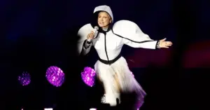 Xuxa em "O Último Voo da Nave" em São Paulo (Iwi Onodera/Brazil News)