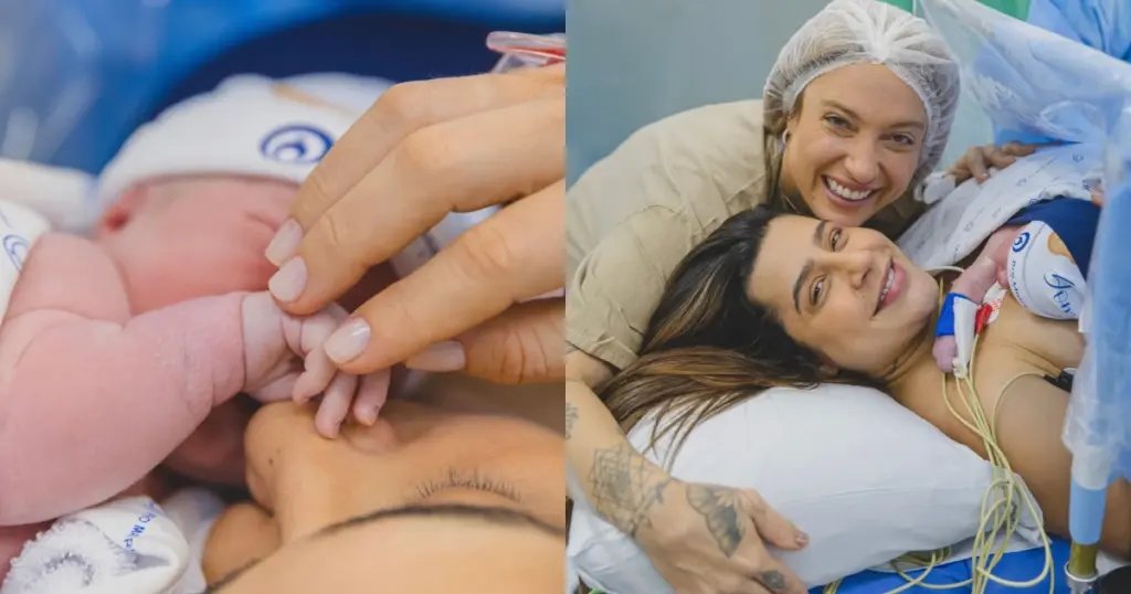 Lauana Prado publica primeiras fotos com o filho e se declara: 'Maior amor' 1 Lauana Prado e o filho Dom (@hannarocha)