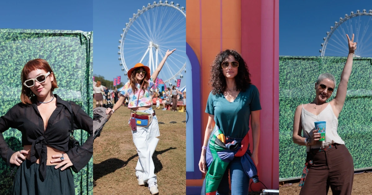 Jade Baraldo, Fernanda Paes Leme, Débora Nascimento e Ka Barbieri no Festivalzinho (Fernanda Lima/PRIDIA)