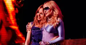 Ouça Madonna e Kylie Minogue juntas em remixes sensuais de 'Love Sensation' 2 Madonna e Kylie Minogue no WorldPride Music Festival (reprodução @worldpridemusicfestival e @insomniaceurope)