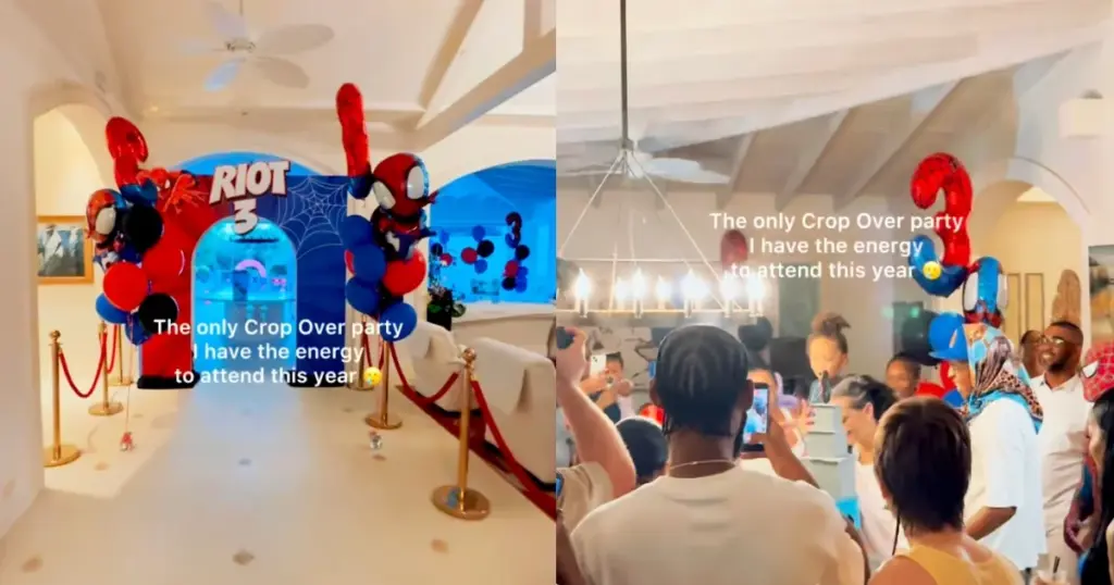 Festa do filho de Rihanna e A$AP Rocky (reprodução Instagram @stillme.justmom)