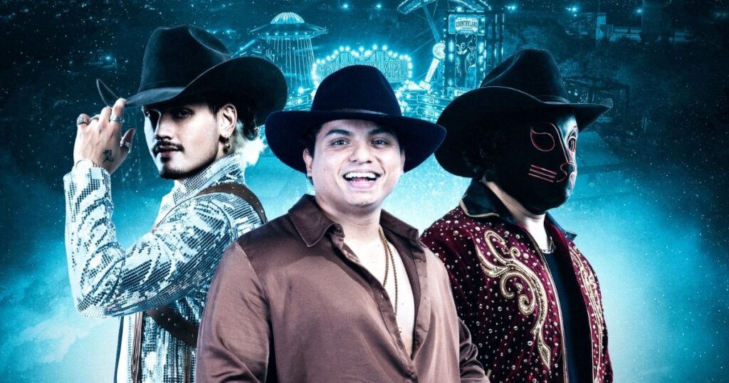 Capa de "Paredão Fazendo Buh" de CountryBeat e Filho do Piseiro (Reprodução)