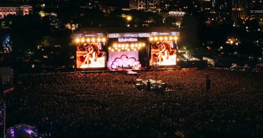 Olivia Dean se apresenta no Lollapalooza Chicago Escobar Garcia Divulgacao
