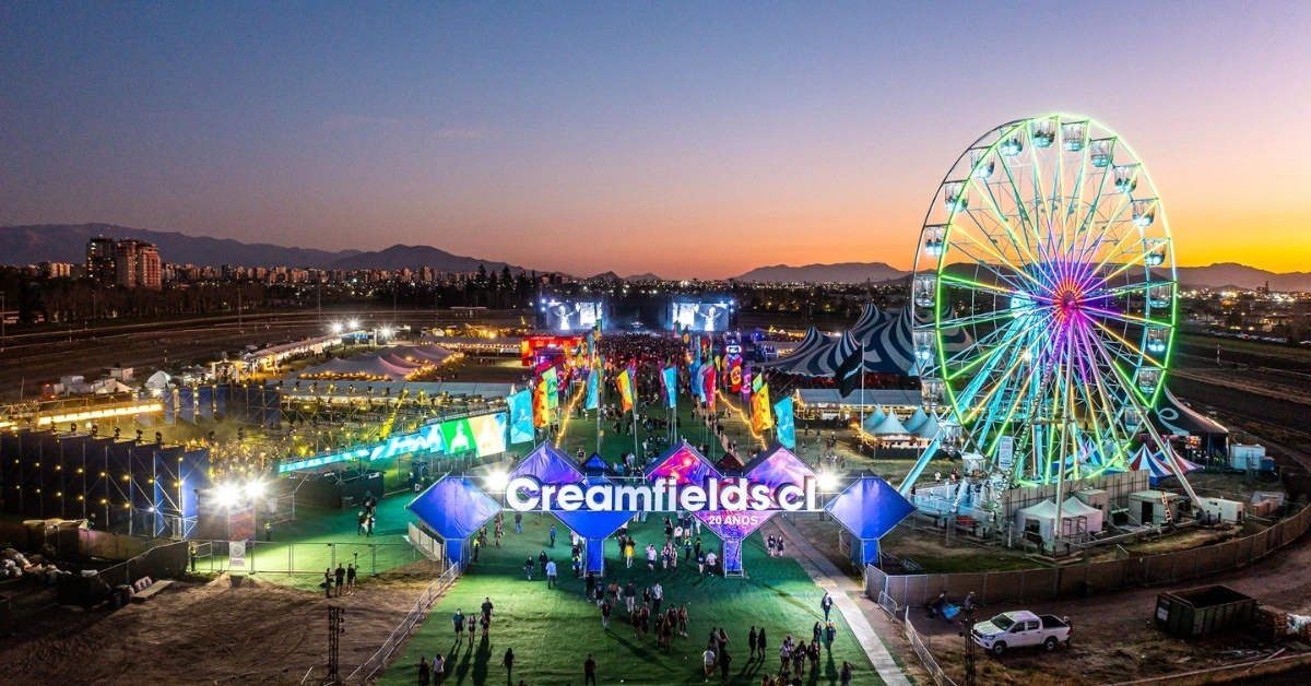 Creamfields Chile (reprodução @creamfieldsofficial e @creamfields_cl)